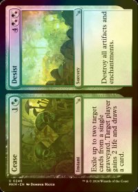 [FOIL] 中止 + 停止/Cease + Desist 【英語版】 [MKM-金U]