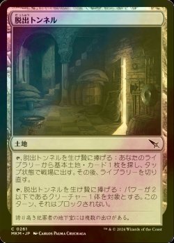 画像1: [FOIL] 脱出トンネル/Escape Tunnel 【日本語版】 [MKM-土地C]