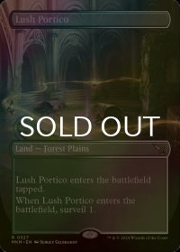 [FOIL] 草萌ゆる玄関/Lush Portico (全面アート・海外産ブースター版) 【英語版】 [MKM-土地R]