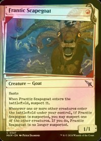 [FOIL] 狂乱逃走する山羊/Frantic Scapegoat (ショーケース版) 【英語版】 [MKM-赤U]