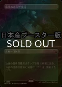 [FOIL] 地底の遺体安置所/Underground Mortuary ● (全面アート・日本産ブースター版) 【日本語版】 [MKM-土地R]