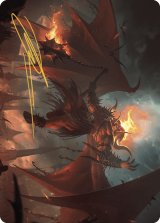 混沌の守護者、ラクドス/Rakdos, Patron of Chaos No.022 (箔押し版) 【英語版】 [MKM-アート]