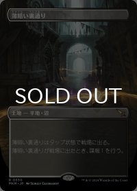 薄暗い裏通り/Shadowy Backstreet (全面アート版) 【日本語版】 [MKM-土地R]
