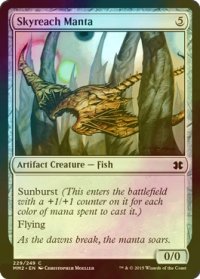 [FOIL] 空に届くマンタ/Skyreach Manta 【英語版】 [MM2-灰C]
