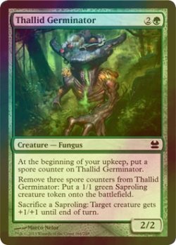 画像1: [FOIL] サリッドの発芽者/Thallid Germinator 【英語版】 [MMA-緑C]