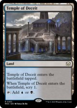 欺瞞の神殿/Temple of Deceit 【英語版】 [MOC-土地R]