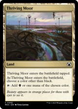 興隆する湿地帯/Thriving Moor 【英語版】 [MOC-土地C]