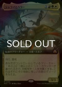 [FOIL] シャライとハラー/Shalai and Hallar (拡張アート版) 【日本語版】 [MOC-金MR]