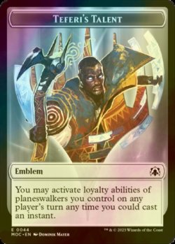 画像1: [FOIL] テフェリーの才能/TEFERI'S TALENT 【英語版】 [MOC-トークン]