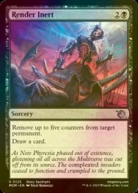 [FOIL] 無力化/Render Inert 【英語版】 [MOM-黒U]