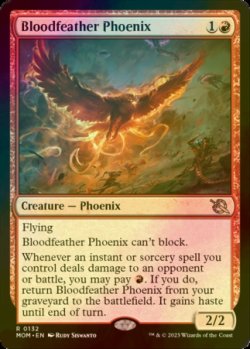 画像1: [FOIL] 血羽根のフェニックス/Bloodfeather Phoenix 【英語版】 [MOM-赤R]