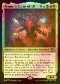 [FOIL] 万物の座、オムナス/Omnath, Locus of All 【英語版】 [MOM-金R]