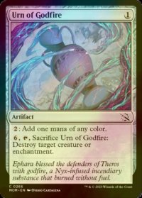 [FOIL] 神の火の壺/Urn of Godfire 【英語版】 [MOM-灰C]