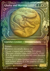 [FOIL] ガルタとマーブレン/Ghalta and Mavren (ショーケース・海外産ブースター版) 【英語版】 [MOM-金R]