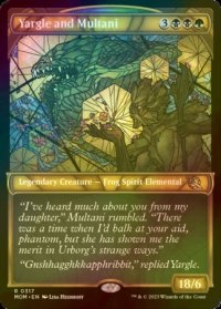 [FOIL] ヤーグルとムルタニ/Yargle and Multani (ショーケース・海外産ブースター版) 【英語版】 [MOM-金R]