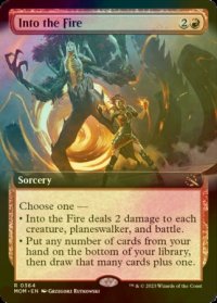 [FOIL] 炎の中へ/Into the Fire (拡張アート版) 【英語版】 [MOM-赤R]