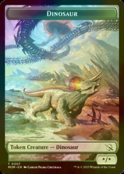 画像1: [FOIL] 恐竜/DINOSAUR 【英語版】 [MOM-トークン]