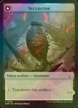 画像2: [FOIL] ファイレクシアン/PHYREXIAN & 培養器/INCUBATOR No.016 【英語版】 [MOM-トークン]