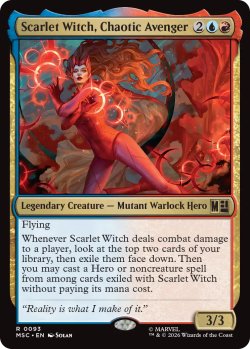 画像1: 魔性のアベンジャーズ、スカーレット・ウィッチ/Scarlet Witch, Chaotic Avenger 【英語版】 [MSC-金R]