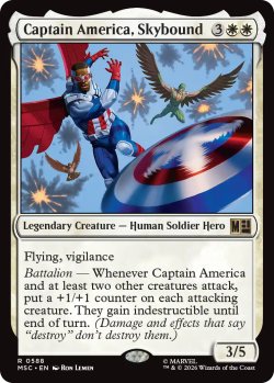 画像1: 空を翔ける、キャプテン・アメリカ/Captain America, Skybound 【英語版】 [MSC-白R]