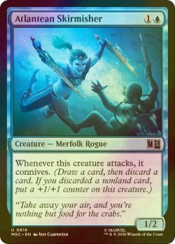 画像1: [FOIL] アトランティスの散兵/Atlantean Skirmisher 【英語版】 [MSC-青U]
