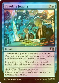画像1: [FOIL] 時系列調査/Timeline Inquiry 【英語版】 [MSC-青U]