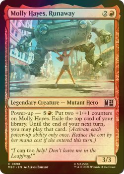 画像1: [FOIL] ランナウェイズ、モリー・ヘイズ/Molly Hayes, Runaway 【英語版】 [MSC-赤C]