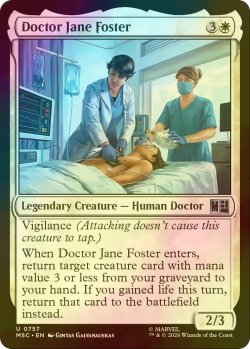 画像1: [FOIL] ジェーン・フォスター医師/Doctor Jane Foster 【英語版】 [MSC-白U]