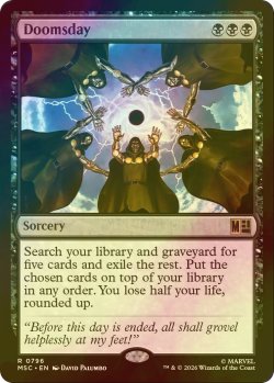 画像1: [FOIL] 最後の審判/Doomsday 【英語版】 [MSC-黒R]