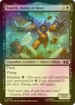 画像1: [FOIL] 蜂群人間、スウォーム/Swarm, Being of Bees 【英語版】 [MSC-黒C]