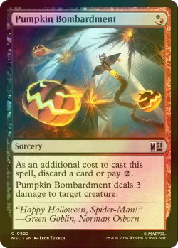 画像1: [FOIL] カボチャ爆撃/Pumpkin Bombardment 【英語版】 [MSC-金C]