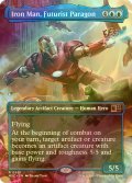 [FOIL] 未来の先駆者、アイアンマン/Iron Man, Futurist Paragon (全面アート版) 【英語版】 [MSC-青R]