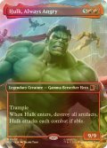 [FOIL] いつも怒っている、ハルク/Hulk, Always Angry (全面アート版) 【英語版】 [MSC-赤R]