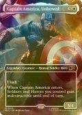 [FOIL] 不屈の盾、キャプテン・アメリカ/Captain America, Unbowed (全面アート版) 【英語版】 [MSC-白R]