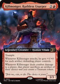 無慈悲なる簒奪者、キルモンガー/Killmonger, Ruthless Usurper (拡張アート版) 【英語版】 [MSC-赤R]