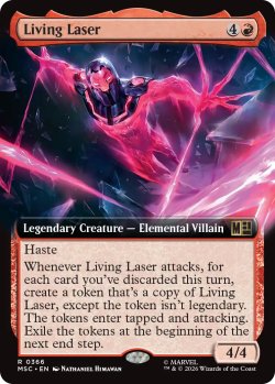 画像1: リビング・レーザー/Living Laser (拡張アート版) 【英語版】 [MSC-赤R]