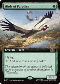 極楽鳥/Birds of Paradise (拡張アート版) 【英語版】 [MSC-緑R]