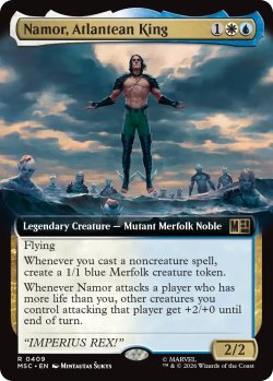 画像1: アトランティスの王、ネイモア/Namor, Atlantean King (拡張アート版) 【英語版】 [MSC-金R]