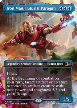 画像1: 未来の先駆者、アイアンマン/Iron Man, Futurist Paragon (全面アート版) 【英語版】 [MSC-青R]