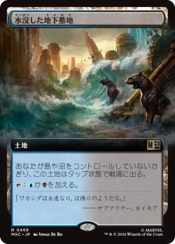 画像1: 水没した地下墓地/Drowned Catacomb (拡張アート版) 【日本語版】 [MSC-土地R]