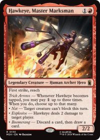 百発百中の射手、ホークアイ/Hawkeye, Master Marksman 【英語版】 [MSH-赤R]