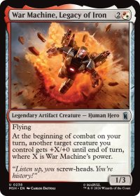 アイアンマンの遺志、ウォーマシン/War Machine, Legacy of Iron 【英語版】 [MSH-金U]