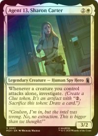 [FOIL] エージェント13、シャロン・カーター/Agent 13, Sharon Carter 【英語版】 [MSH-白U]