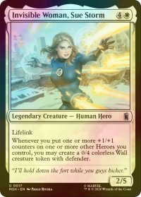 [FOIL] インビジブル・ウーマン、スー・ストーム/Invisible Woman, Sue Storm 【英語版】 [MSH-白U]