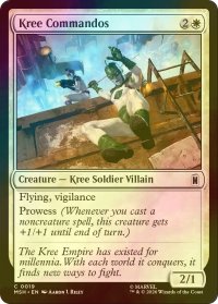 [FOIL] クリーの特殊部隊/Kree Commandos 【英語版】 [MSH-白C]