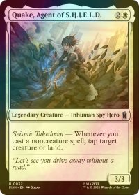[FOIL] S.H.I.E.L.D.のエージェント、クエイク/Quake, Agent of S.H.I.E.L.D. 【英語版】 [MSH-白U]