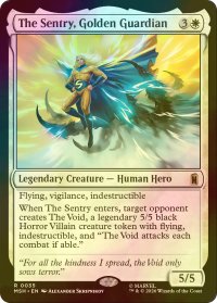 [FOIL] 金色の守護者、セントリー/The Sentry, Golden Guardian 【英語版】 [MSH-白R]
