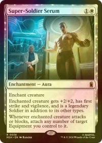 [FOIL] 超人血清/Super-Soldier Serum 【英語版】 [MSH-白R]