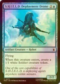 [FOIL] S.H.I.E.L.D.展開ドローン/S.H.I.E.L.D. Deployment Drone 【英語版】 [MSH-青C]
