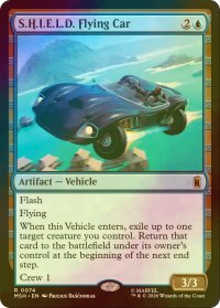 [FOIL] S.H.I.E.L.D.の飛行車/S.H.I.E.L.D. Flying Car 【英語版】 [MSH-青R]